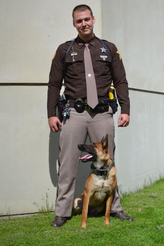 K9 Maggie with Deputy Ross Holman